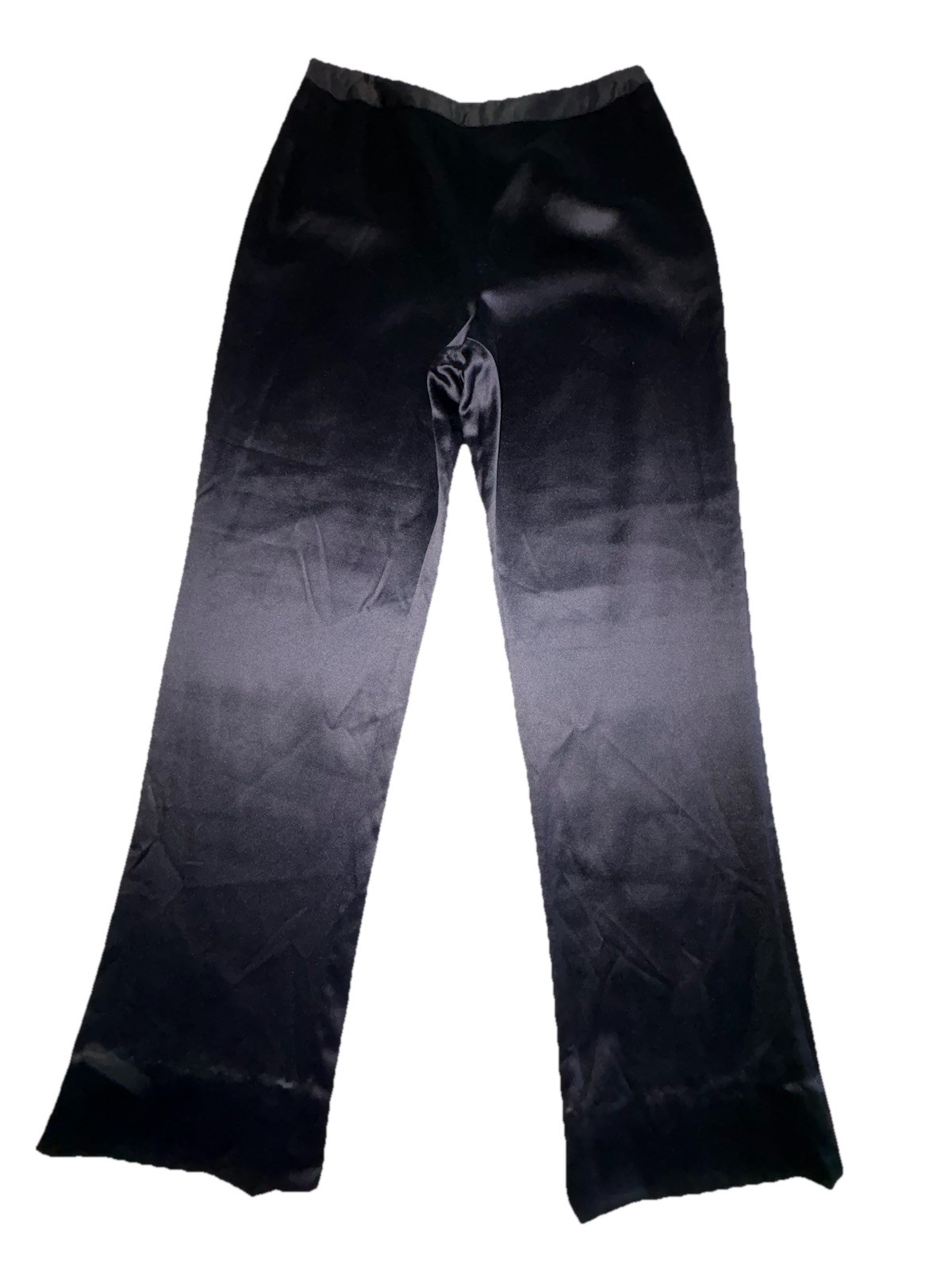 Vtg Giorgio Armani Black Label Wool Silk Trousers Pants Size 44 (US 8-10) Italy