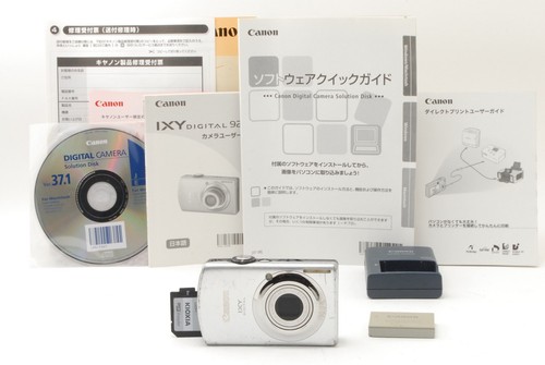 Work OK ! [ Exc +4 ] Canon IXY DIGITAL 920 IS Silver Digital Camera from JAPAN