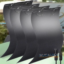 400W Flexible Solar Panels 12V Portable Power Rooftop Camping RV Battery Charge