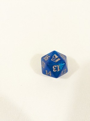 MTG d20 Spindown 20-sided Life Counter die dice Amonkhet Blue