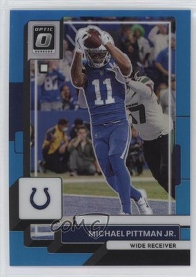 2022 Panini Donruss Optic Aqua Prizm 54/299 Michael Pittman Jr #84 bn5