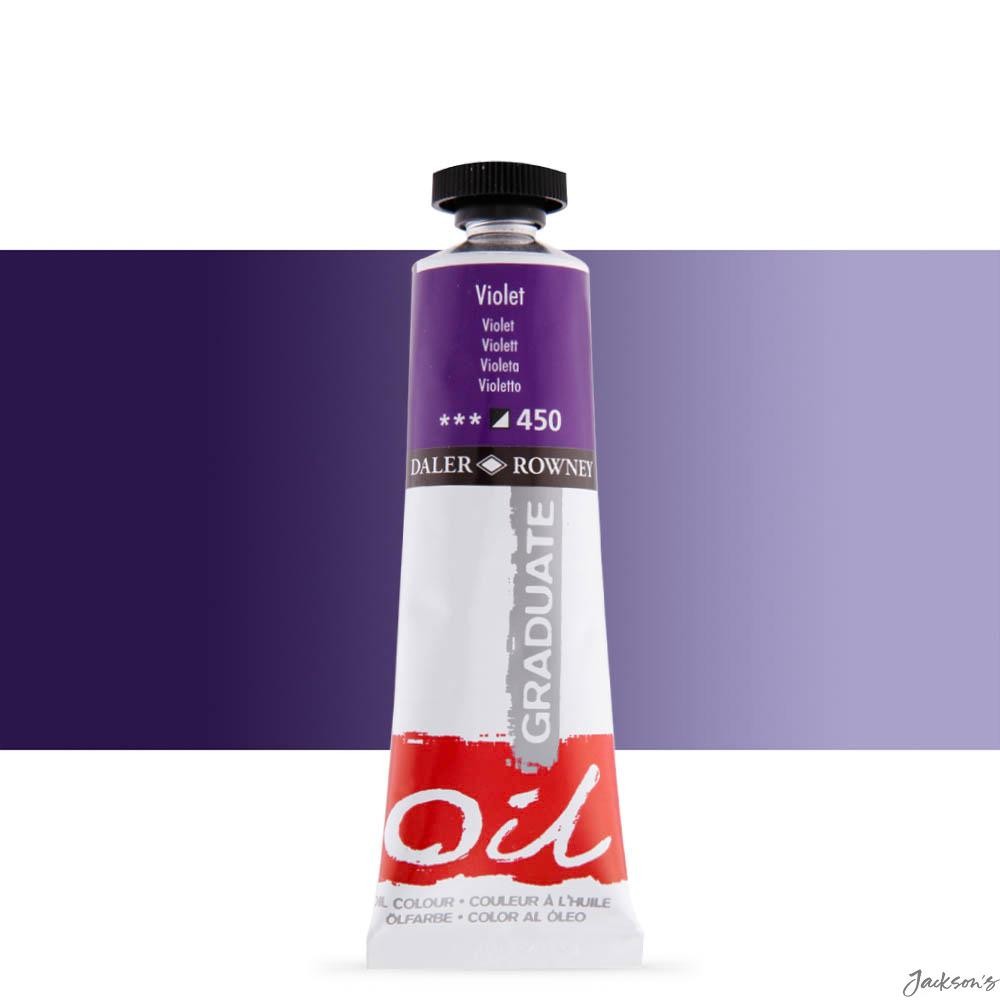 Daler Rowney : Graduate Oil Paint : 38ml : Violet