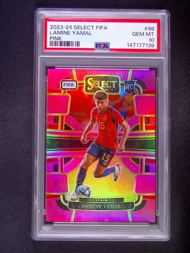 2023 Panini Select Lamine Yamal Pink