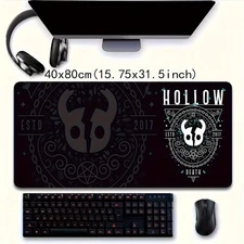15.7x35.4 inch HOLLOW DEATH Large Gaming Mouse Pad, Office Computer Desk Mat, Me