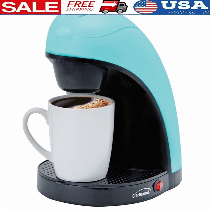 W/ Mug Removable Filter Easy Clean Compact Brewer New
