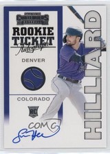 2020 Panini Contenders Retro 1998 Rookie Ticket Sam Hilliard #98RT-SH Auto 9x7