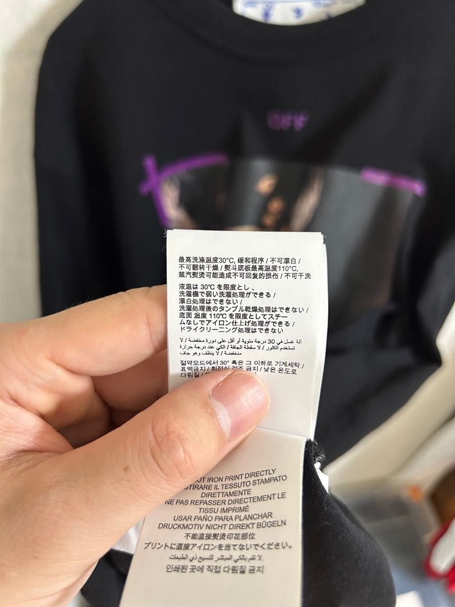 Men's Wear Off-White OFF WHITE Arrow Caravaggio Mercy Tee M Short Sleeve T shirt thumbnail 12