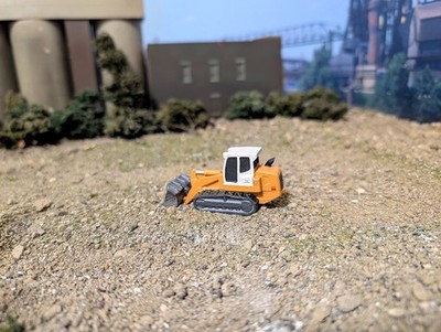 1/87 HO Scale Custom Built Liebherr 626 Track Loader. 3D Printed, Resin Model
