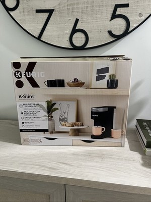 Keurig K-Slim Single-Serve K-Cup Pod Coffee Maker  Space Saving Color Black