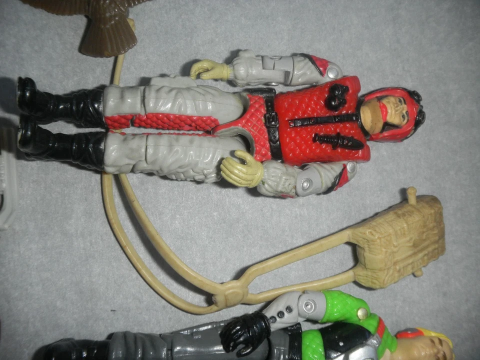 Vintage 1980s 1990s G.I. GI Joe Cobra Lot ARAH 3.75 Figures Accessories Weapons - Image 4 of 4