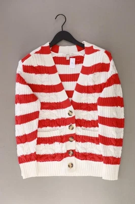 Esprit Strickjacke Comfort Cardigan für Damen Gr. 36, S gestreift neuwertig rot - Bild 1 von 4