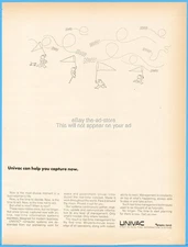 1969 Sperry Rand UNIVAC Computer System Can Help You Catch Now Vintage Ad