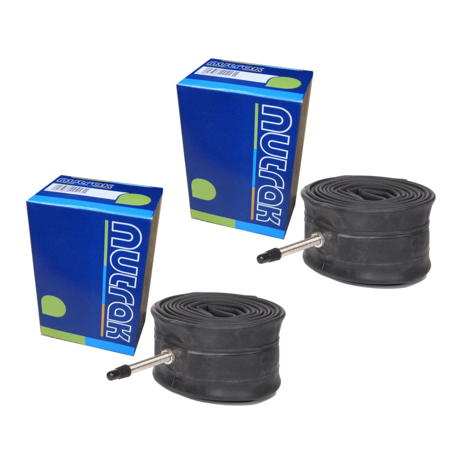 Nutrak 27.5 x 1.75-2.125"" 2 Pack 27.5 Inch Presta Valve Bike Inner Tube 2 Pack
