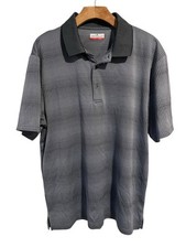Grand Slam Polo Shirt Men's Gray Large Short Sleeve Golf Collared NWT 55
