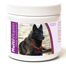 Healthy Breeds Multi Vitamin Soft Chews 60 Ct for Dogs All Breeds Sizes Ages