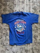 Vintage 90s Military Operation Desert Storm Graphic T Shirt Size XL USA Made