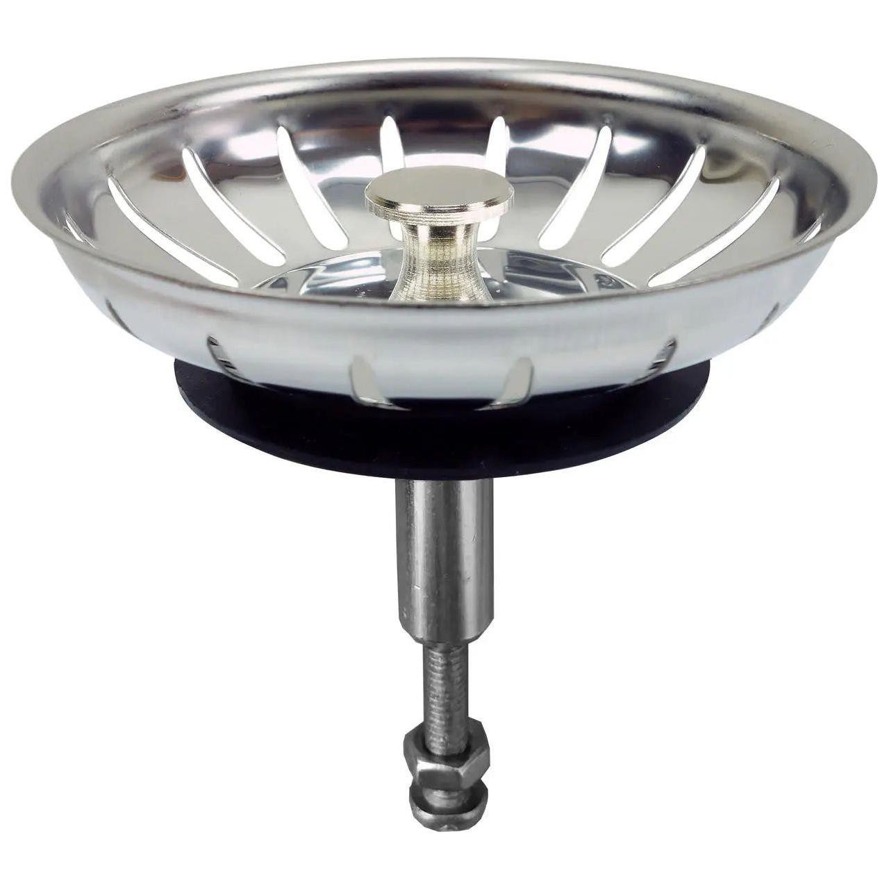 Kitchen Sink Strainer Drain Waste Plug Adjustable Height