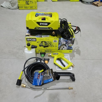 #ad #ad RYOBI RY14AM12 1.8 GPM 1200 PSI Automotive High Flow Pressure Washer Used Once $199.99