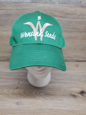 Wensink Logo Ohio Certified Seed Ohio Farmer Adjustable Hat Trucker Cap Mesh