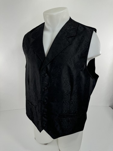 SCULLY - PAISLEY Western Mens L Vest - MINT - Picture 3 of 7