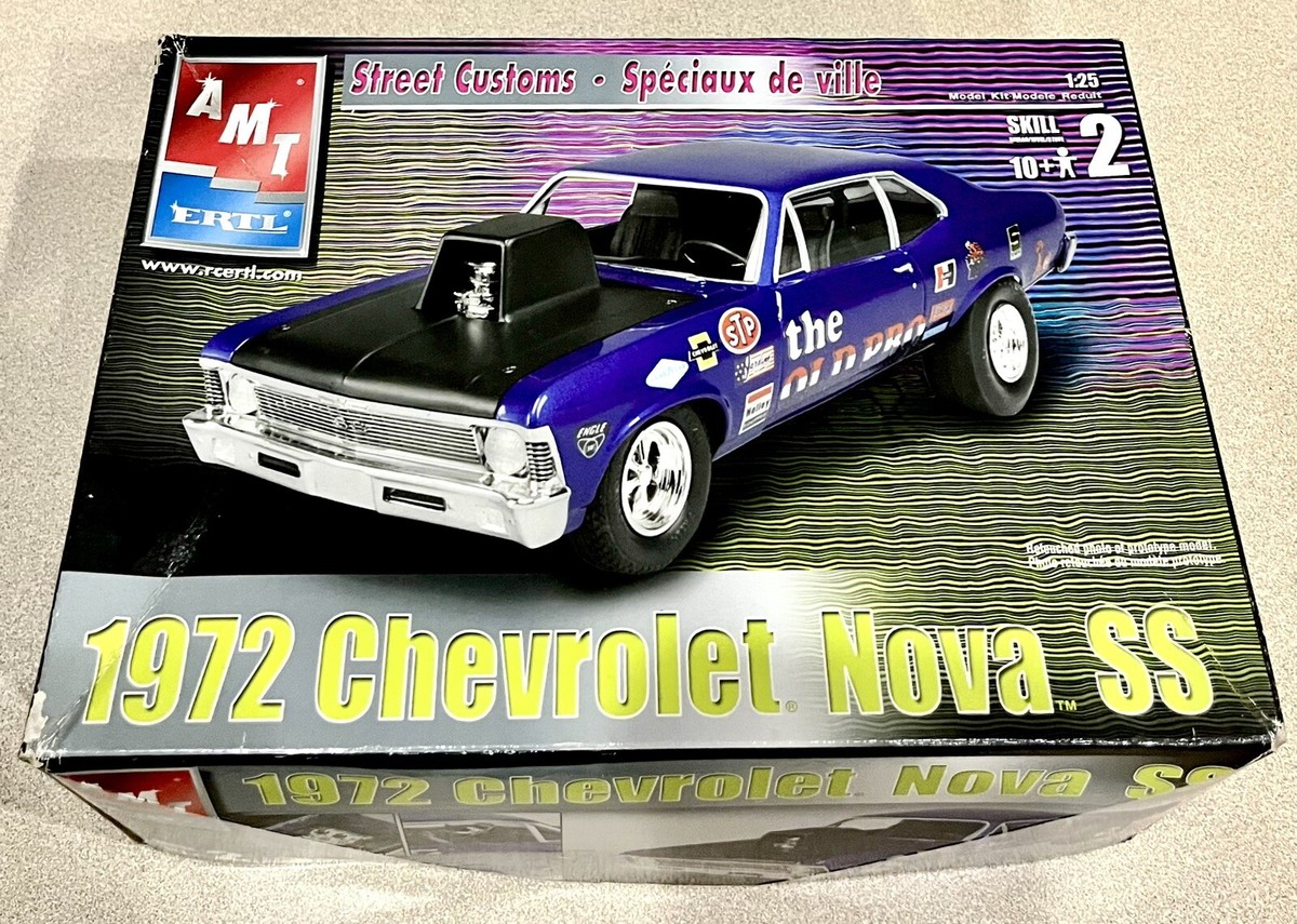 🏁 AMT /ERTL STREET CUSTOM 1972 CHEVROLET NOVA SS 