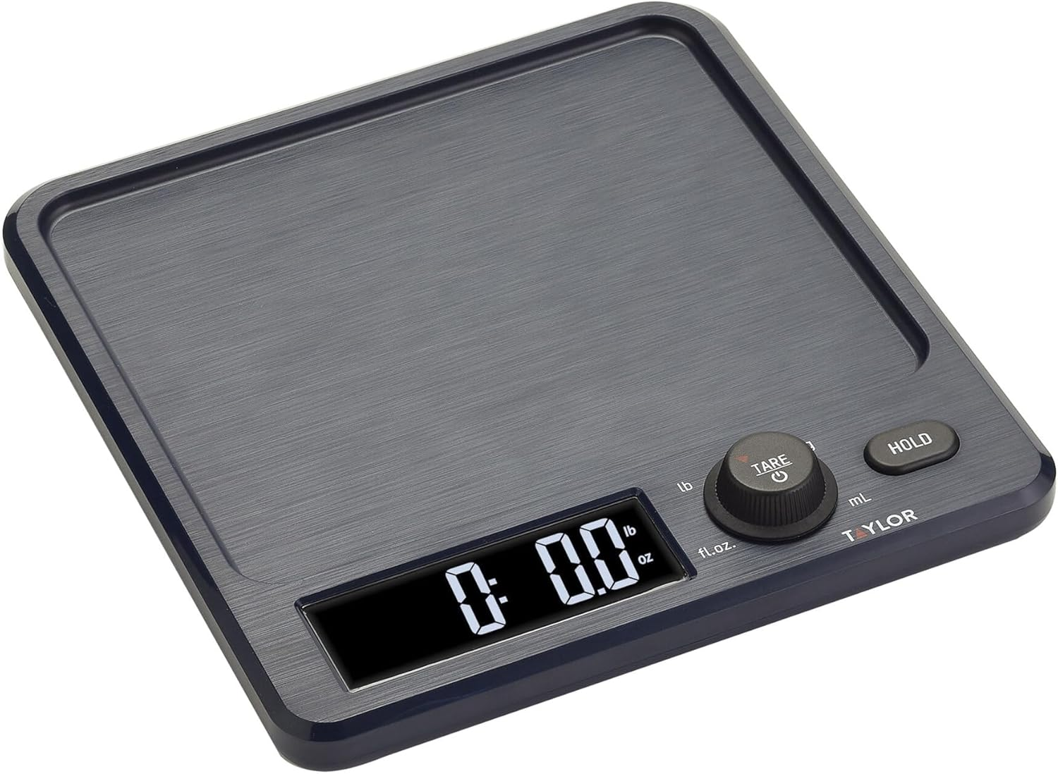 Digital Kitchen Scale with Antimicrobial Surface Plastic Body Weighs up to 11 Po-image
