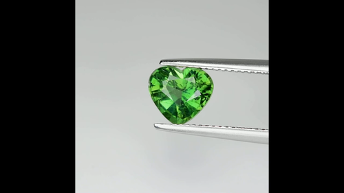1.93Cts Nice Looking Natural Green Zircon Heart Shape Collection Gemstone - Video 1 of 1