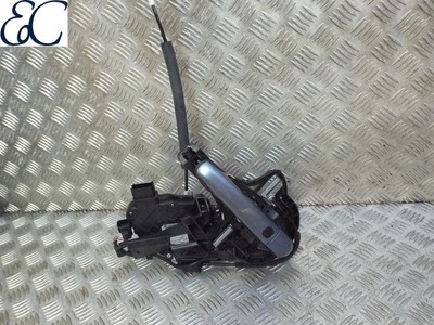 07 11 Jaguar Xf Tdv6 2 7 Near Side Rear Door Handle And Lock 8x23