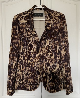 tahari leopard jacket