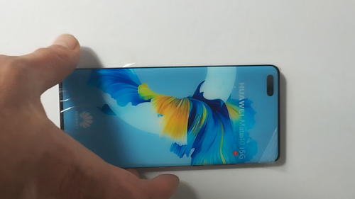 Atrapa Wyświetlacz Fałszywy telefon 1:1 Zabawka niedziałająca do smartfona Huawei Mate 40 Czarny - Film 1 z 1
