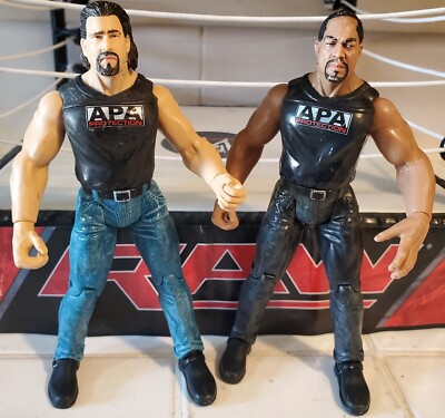 THE APA JAKKS WRESTLING FIGURE Set 1999 WWE AEW 7