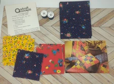 Vintage Art craft Concepts Quilted Pillow Sewing Kit & Instructions #4309