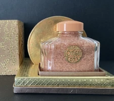 Vintag L'Origan by COTY Dusting Powder & Bath Salts Gift Box Set - Unused - RARE