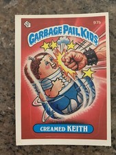 Garbage Pail Kids Cards 97b Creamed Keith GPK Kid Card 1986 Topps Garbage Pail