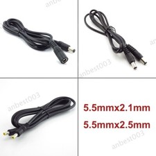 12V DC Male to male Female power Cable 5.5MM 2.1mm Adapter Cord extension