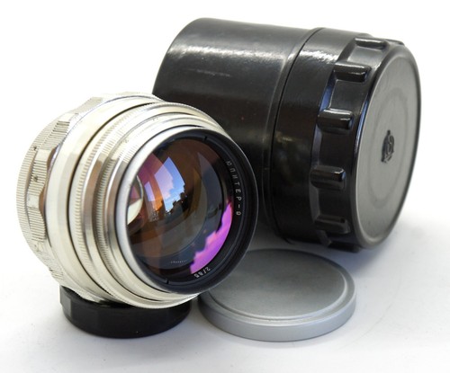 Mint Jupiter-9 2/85 lens M42 Screw mount Rare Silver Carl Zeiss Sonnar successor - Picture 5 of 8