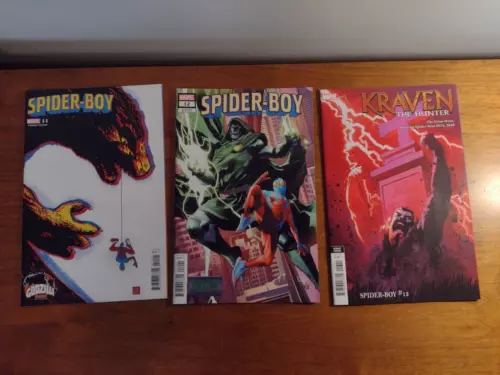 SPIDER-BOY # 11 12 & 13  NM+ VARIANT COVERS MARVEL COMICS 2024