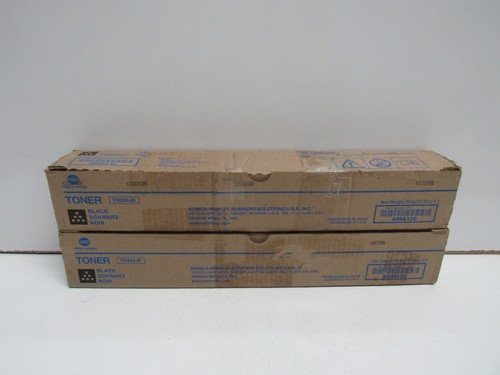 LOT OF 2! GENUINE KONICA MINOLTA TN324JK (A8DA13C) BLACK TONER