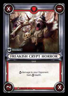 Warhammer Age of Sigmar Champions Freakish Crypt Horror FOIL