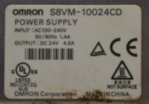 Omron Power Supply Model S8VM-10024CD ++ - Picture 3 of 3