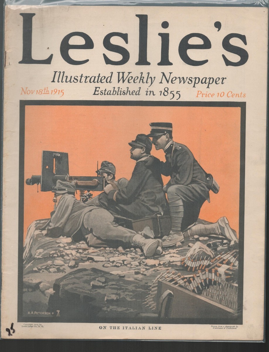 Leslie's magazine--Nov 18 1915-----159 | eBay