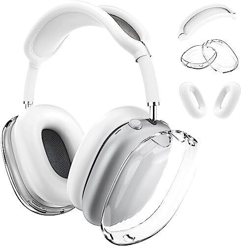 Airpods Max Case Silicone Compatible with AirPods Max Headphones, 3in1 Ear Cups - Picture 1 of 7