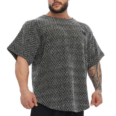 BIG SM SPORTSWEAR  Ragtop Rag Top T-Shirt Bodybuilding 3359-BLACK schwarz