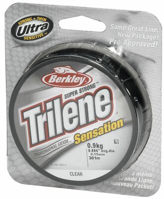 Berkley Trilene Sensation 300m Carp Trout Bulk Spool Fishing Line Monofilament