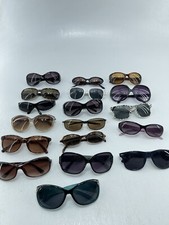 Lot Of 18 Sunglasses Frames Varied Styles Sizes and Colors Resale - See Photos