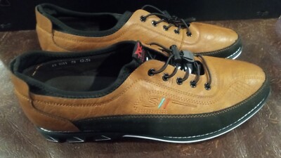 MEN'S VINTAGE KLKYKO CLASSIC DRESS SNEAKER SHOE ORANGE JAPAN 2.5