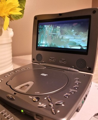 Durabrand 7 Portable Black Dvd Player Rechageable Battery No Ac Adapter 17999057052 Ebay