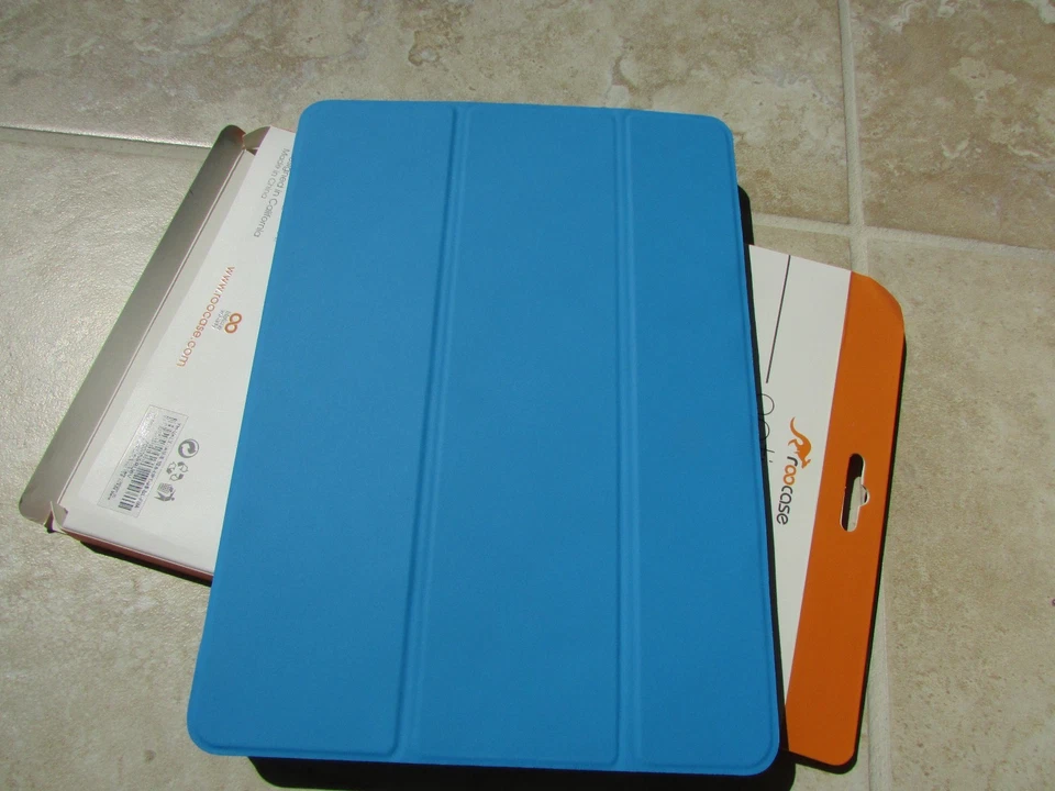 Funda libro tablet ROOCASE Samsung GALAXY TAB S 10.5 OPTIGON azul claro  Foto 3 de 4