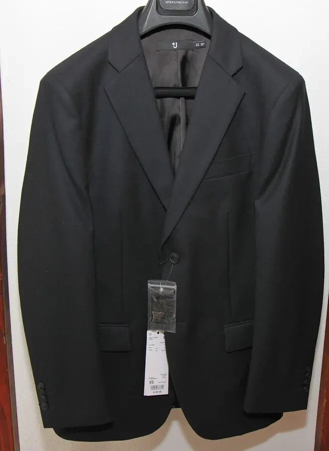 NEW NWT Jil Sander × Uniqlo XS +J Wool Blazer Jacket Black