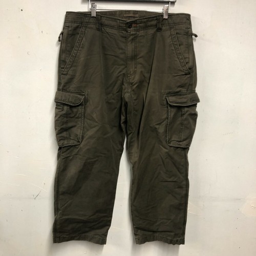 LL Bean Green Cargo Pants Mens SZ 38 X 
